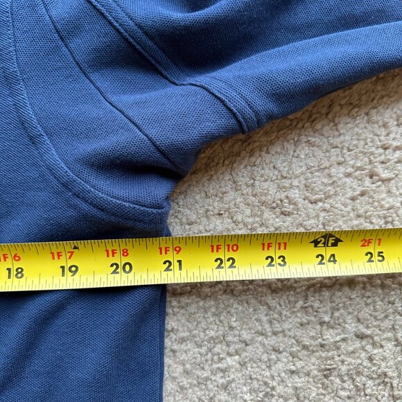 Duluth Shirt Mens Medium Button Up Long Sleeve Navy Blue Point Collar Cotton - Picture 7 of 10